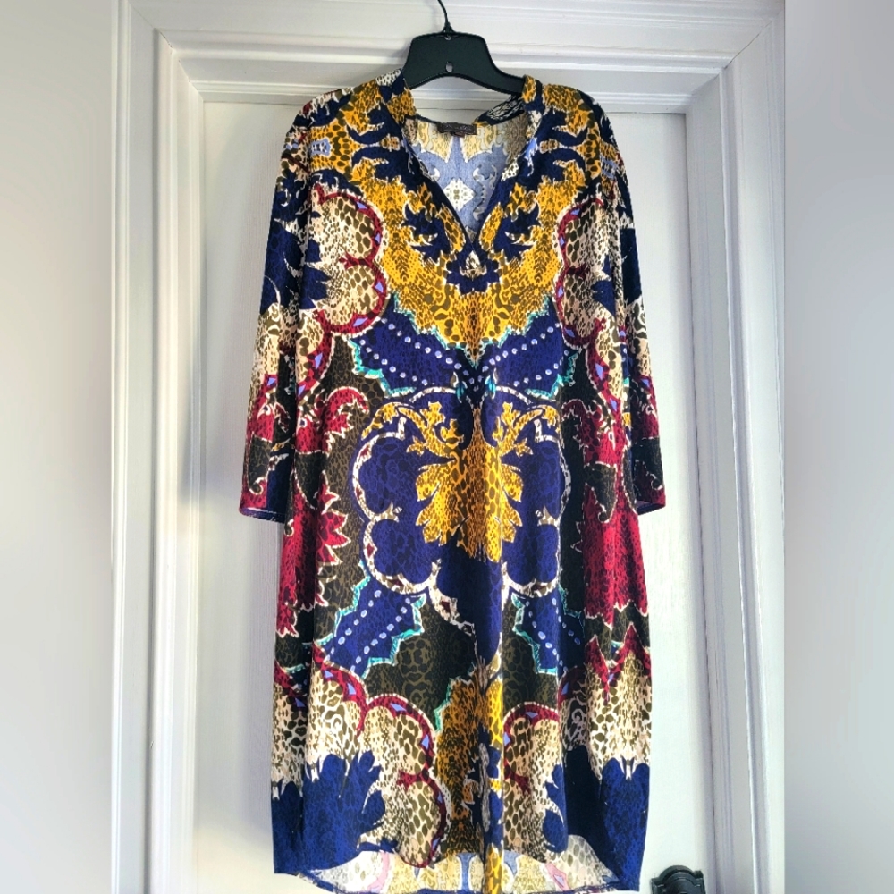 Trulli Multicolor Dress with Belt